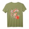 Cherry Blossom Koi Karpfen Fisch Japanisches Grafik T-Shirt – Kulturelle Mode für Japan-Liebhaber, Geschenkidee für Weihnachten & Geburtstag