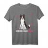 Border Collie T-Shirt für Hundeliebhaberinnen - Border Collie Mama Geschenk für Frauchen & Besitzerin