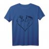 Herz Hund Border Collie und Pferd Liebe T-Shirt – Perfekt für Reiter und Hundeliebhaber als Geschenk