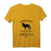 Damen Unterschätze niemals eine Frau... Border Collie lustiges T-Shirt mit V-Ausschnitt – Perfektes Geschenk für Hundeliebhaberinnen, Hundemamas & Border Collie Fans