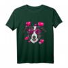 Valentinstag Border Collie Shirt mit Herz – Lustiges Hunde Gesicht T-Shirt für Collie-Liebhaber und Hundebesitzer