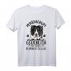 Hund Glücklich mit meinem Border Collie T-Shirt – Klassisch geschnitten, perfekt für stolze Hundebesitzer und Tierliebhaber
