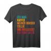 Border Collie Kaffee & Süßes Hundegeschenk T-Shirt – Perfekt für Hundeliebhaber, Kaffeefans & Tierfreunde zu Weihnachten, Geburtstag & Thanksgiving
