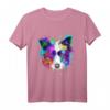 Splash Art Border Collie T-Shirt | Hundeliebhaber Geschenk für Damen, Herren und Kinder | Perfekt für Events, Spaziergänge & Fans