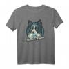 Border Collie Hund T-Shirt im Retro-Stil – Perfektes Geschenk für Hundeliebhaber und Collie Besitzer