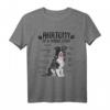 Lustiges Border Collie Geschenk Hundehalter T-Shirt - Anatomie Motiv für Hundeliebhaber, Hundetrainer & Gassigehen