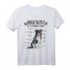 Lustiges Border Collie Geschenk Hundehalter T-Shirt - Anatomie Motiv für Hundeliebhaber, Hundetrainer & Gassigehen