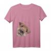 Neugieriger Hund Border Terrier T-Shirt – Klassisch geschnitten mit doppeltem Saum für Hundeliebhaber und Tierfreunde