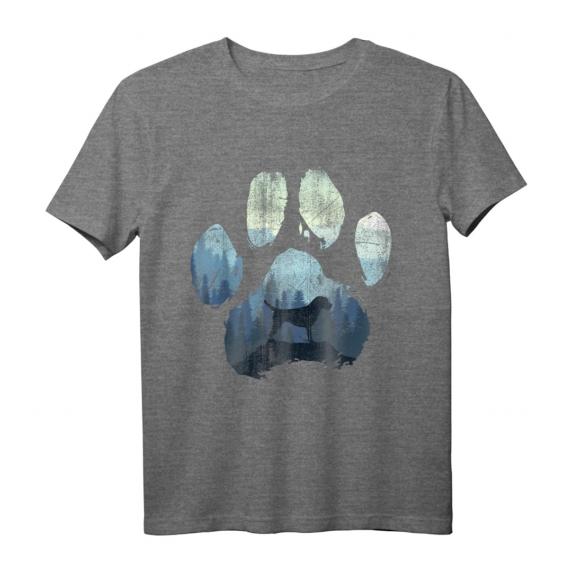 Border Terrier Hundepfote T-Shirt – Süßes Geschenk für Hundeliebhaber, Weihnachten, Geburtstag & Alltagsoutfit für Tierfans
