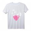 Hunde Liebhaber Pfote Fußabdruck T-Shirt für Sie mit Hund – Süßes Geschenk für Hundebesitzer zu Weihnachten & Geburtstag