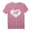 Border Terrier Herz T-Shirt - Für Hunde- und Hundeliebhaber, klassisch geschnitten mit Hundemotiv