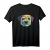Splash Hund Border Terrier T-Shirt - Bunte Geschenkidee für Hunde Fans und Hundebesitzer
