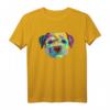 Splash Hund Border Terrier T-Shirt - Bunte Geschenkidee für Hunde Fans und Hundebesitzer