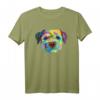 Splash Hund Border Terrier T-Shirt - Bunte Geschenkidee für Hunde Fans und Hundebesitzer