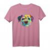Splash Hund Border Terrier T-Shirt - Bunte Geschenkidee für Hunde Fans und Hundebesitzer