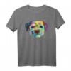 Splash Hund Border Terrier T-Shirt - Bunte Geschenkidee für Hunde Fans und Hundebesitzer
