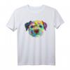 Splash Hund Border Terrier T-Shirt - Bunte Geschenkidee für Hunde Fans und Hundebesitzer