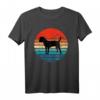 Border Terrier Dog T-Shirt Retro Vintage 70s Silhouette - Perfektes Geschenk für Hundeliebhaber, Hundemütter & Hundeväter