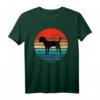 Border Terrier Dog T-Shirt Retro Vintage 70s Silhouette - Perfektes Geschenk für Hundeliebhaber, Hundemütter & Hundeväter
