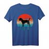 Border Terrier Dog T-Shirt Retro Vintage 70s Silhouette - Perfektes Geschenk für Hundeliebhaber, Hundemütter & Hundeväter