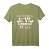 All you need is love and a dog namens Mila T-Shirt – Für Hundeliebhaber, Damen & Herren, Weihnachten & Geschenke