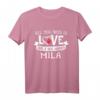 All you need is love and a dog namens Mila T-Shirt – Für Hundeliebhaber, Damen & Herren, Weihnachten & Geschenke