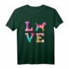 Bunte Aquarellmalerei Border Terrier Hundeliebhaber T-Shirt – Perfektes Geschenk für Männer zu Geburtstag oder Weihnachten