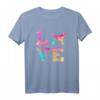 Bunte Aquarellmalerei Border Terrier Hundeliebhaber T-Shirt – Perfektes Geschenk für Männer zu Geburtstag oder Weihnachten