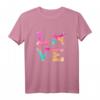 Bunte Aquarellmalerei Border Terrier Hundeliebhaber T-Shirt – Perfektes Geschenk für Männer zu Geburtstag oder Weihnachten