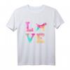 Bunte Aquarellmalerei Border Terrier Hundeliebhaber T-Shirt – Perfektes Geschenk für Männer zu Geburtstag oder Weihnachten