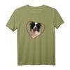Border Collie Herz Hundeportrait T-Shirt – Für Hundebesitzer und Liebhaber dieser besonderen Hunderasse