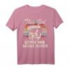 Border Terrier Girl Cool Vintage Retro T-Shirt – Perfektes Weihnachtsgeschenk für Hundemamas & Border Terrier Fans