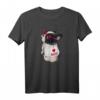 Boston Terrier T-Shirt mit 'I love mom' Design – Niedliches Geschenk für Bostie-Liebhaber zu Geburtstagen, Weihnachten & mehr