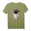 Boston Terrier T-Shirt mit 'I love mom' Design – Niedliches Geschenk für Bostie-Liebhaber zu Geburtstagen, Weihnachten & mehr