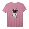 Boston Terrier T-Shirt mit 'I love mom' Design – Niedliches Geschenk für Bostie-Liebhaber zu Geburtstagen, Weihnachten & mehr