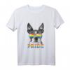 Boston Terrier Gay Pride LGBT Rainbow Flag Sunglasses Tank Top – Unterstütze die LGBTQ Community bei Pride Paraden mit lustigem Tier- und LGBTQ-Motiv