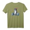 Boston Terrier Weightlifting Funny Deadlift T-Shirt für Männer – Fitness & Krafttraining Geschenk für Trainer, Hundeliebhaber & Powerlifter
