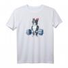 Boston Terrier Weightlifting Funny Deadlift T-Shirt für Männer – Fitness & Krafttraining Geschenk für Trainer, Hundeliebhaber & Powerlifter