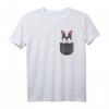 Lustiges Boston Terrier Mama Papa Hund in der Tasche T-Shirt – Perfektes Geschenk für Hundeliebhaber zu Weihnachten, Geburtstag & Valentinstag