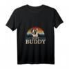 Damen Boston Terrier Vintage Hund Best Buddy Geschenk T-Shirt mit V-Ausschnitt – Stylisches Damen Shirt für Hundeliebhaberinnen