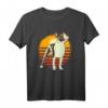 Boston Terrier Shirt Geschenk Idee - Lustiges Retro Design T-Shirt für Geburtstage & Weihnachten für Hundeliebhaber, Familie & Freunde