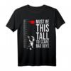 Boston Terrier Shirt für Kleine Hundehalter – Lustiges Height Chart Geschenk für Hundeliebhaber & Puppy Fans