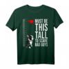 Boston Terrier Shirt für Kleine Hundehalter – Lustiges Height Chart Geschenk für Hundeliebhaber & Puppy Fans