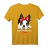 Boston Terrier Mama T-Shirt - Lustiges Hunde Motiv Geschenkidee für Hundeliebhaberinnen, Frauen & Kinder, Vintage Style