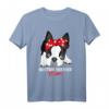 Boston Terrier Mama T-Shirt - Lustiges Hunde Motiv Geschenkidee für Hundeliebhaberinnen, Frauen & Kinder, Vintage Style