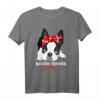Boston Terrier Mama T-Shirt - Lustiges Hunde Motiv Geschenkidee für Hundeliebhaberinnen, Frauen & Kinder, Vintage Style