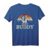 Boston Terrier Vintage Best Buddy T-Shirt – Lustiges Geschenk für Hundeliebhaber und Tierfreunde