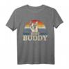 Boston Terrier Vintage Best Buddy T-Shirt – Lustiges Geschenk für Hundeliebhaber und Tierfreunde