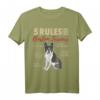 5 Rules for Boston Terrier Lustiges Hund T-Shirt – Originelles Geschenk für Boston Terrier Liebhaber und Hundebesitzer