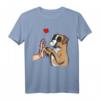 Boxer Hunde Liebe Frauchen Herrchen T-Shirt – Süßes Hunde-Motiv, Perfekt als Geschenk für Hundeliebhaber, Familie und Freunde